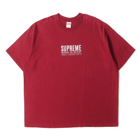 Supreme シュプリーム Tシャツ カーディナル サイズ:XXL | 24SS ブランドロゴ クルーネック Tシャツ (Paris Tee) | トップス カットソー 半袖【メンズ】【中古】【美品】【K4792】