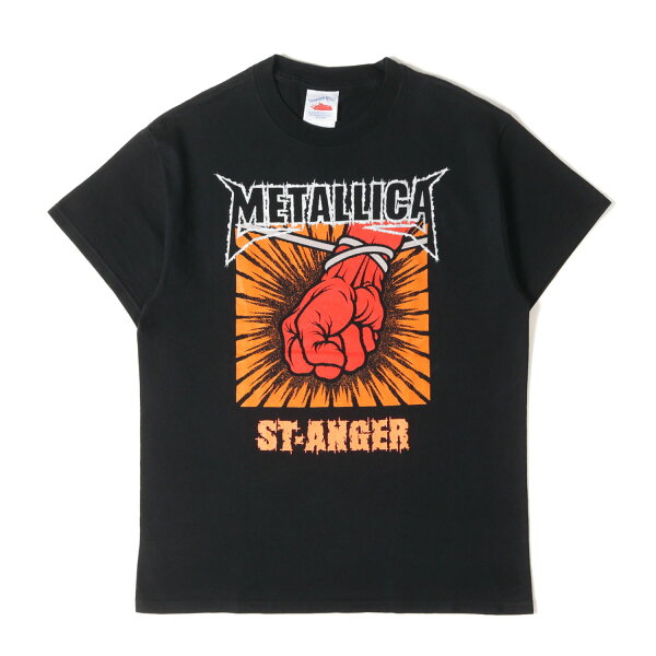 Vintage Music Item ヴィンテージミュージック 00s Metallica St. Anger メタリカ Tシャツ メキシコ製 TENNESSEE RIVER ブラック 黒 M  GOODコンディション ロック メタル バンド【メンズ】【中古】【K4920】
