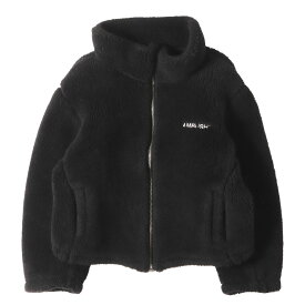 AMBUSH アンブッシュ ジャケット ブラック 黒 サイズ:2 | ウールパイルボア フリース フルジップ ジャケット | アウター ブルゾン 上着【メンズ】【中古】【K4947】