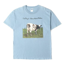Vintage Music Item ヴィンテージミュージック | 00s Pink Floyd Atom Heart Mother ピンク・フロイド 原子心母 ヒプノシス Tシャツ | GILDAN | ライトブルー サイズ:L | 00年代 古着 ロック バンド【メンズ】【中古】【K4937】