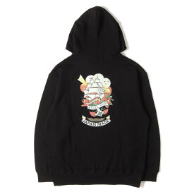 Yohji Yamamoto ヨウジヤマモト パーカー ブラック 黒 サイズ:4 | 24SS タトゥー ロゴ スウェット パーカー (BROSH × WILDSIDE YOHJI YAMAMOTO TATTOO Pullover Hoodie) | トップス フーディー【メンズ】【K4957】