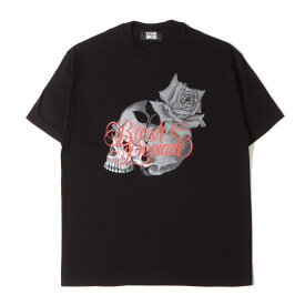 Yohji Yamamoto ヨウジヤマモト Tシャツ ブラック 黒 サイズ:3 | 24SS スカルローズ Tシャツ (BROSH × WILDSIDE YOHJI YAMAMOTO SKULL ROSE T-Shirt) | トップス カットソー 半袖【メンズ】【中古】【新品同様】【K4957】