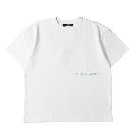 A-COLD-WALL ア コールド ウォール Tシャツ ホワイト 白 サイズ:S | ブランドロゴ コットンジャージー Tシャツ | 半袖 ショート ハーフ スリーブ カットソー【メンズ】【中古】【美品】【K4814】