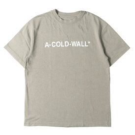 A-COLD-WALL ア コールド ウォール Tシャツ グレー サイズ:S | ブランドロゴ コットンジャージー Tシャツ | 半袖 ショート ハーフ スリーブ カットソー【メンズ】【中古】【美品】【K4814】