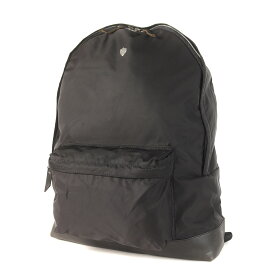GARNI ガルニ ×NOMAD バッグ ブラック 黒 | レザー コンビ リモンタナイロン バックパック | ブランド カバン【メンズ】【中古】【K4808】