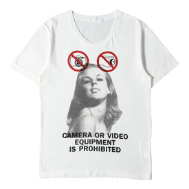 HYSTERIC GLAMOUR ヒステリックグラマー Tシャツ ホワイト 白 サイズ:S | フォトグラフィック Tシャツ / THEE HYSTERIC XXX | トップス カットソー 半袖 日本製【メンズ】【中古】【K4837】