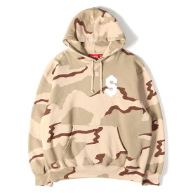 Supreme シュプリーム パーカー ベージュ サイズ:L | 24SS デザートカモ $ロゴパッチ スウェットパーカー ($ Logo Hooded Sweatshirt) | トップス フーディー【メンズ】【中古】【K4839】