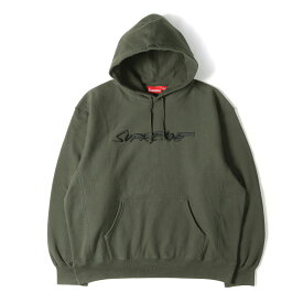 Supreme シュプリーム パーカー ダークオリーブ サイズ:XL | 24SS ×FUTURA フューチュラロゴ刺繍 スウェットパーカー (Futura Hooded Sweatshirt) | トップス フーディー プルオーバー【メンズ】【中古】【K4839】