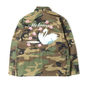 Supreme シュプリーム ジャケット ウッドランドカモ サイズ:S | 24SS ×Melvins バックグラフィック ウッドランドカモ BDU シャツジャケット (Melvins BDU Jacket) | アウター ブルゾン 上着【メンズ】【中古】【K4816】