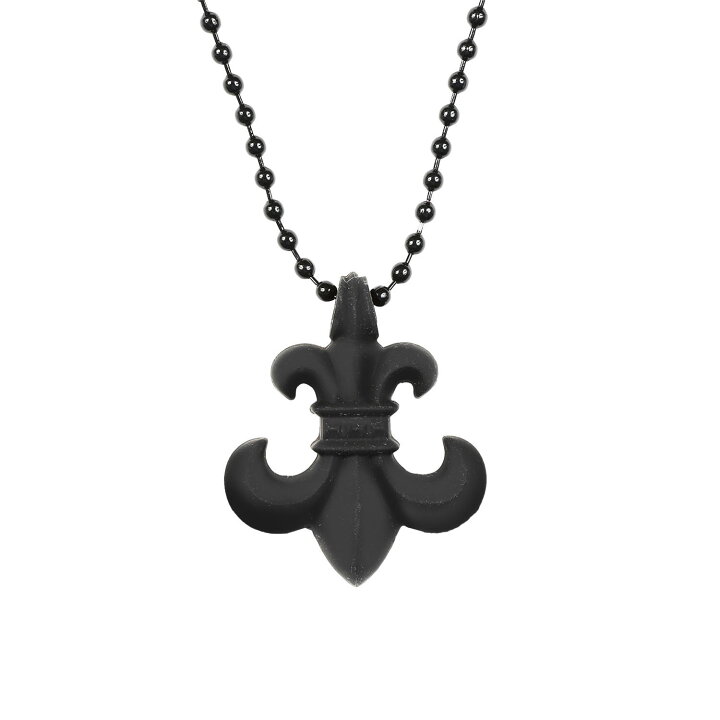 楽天市場】CHROME HEARTS クロムハーツ ネックレス ブラック 黒 | 26SS 