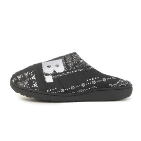 F.C.Real Bristol エフシーレアルブリストル サイズ:記載なし(27.5cm位) | 22AW ×SUBU バンダナ柄 ウィンターサンダル SANDALS ブラック 黒 | コラボ シューズ 靴 サンダル【メンズ】【中古】【K4813】