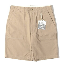 Engineered Garments エンジニアドガーメンツ パンツ ベージュ サイズ:S | 現行モデル リップストップ ファティーグ ショートパンツ FATIGUE SHORT COTON RIPSTOP | ズボン ボトムス ショーツ【メンズ】【K4813】