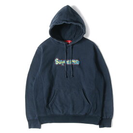 Supreme シュプリーム パーカー ネイビー 紺 サイズ:S | 18SS ゴンズロゴ刺繍 スウェットパーカー (Gonz Logo Hooded Sweatshirt) | トップス フーディー 【メンズ】【中古】【K4896】