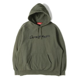 Supreme シュプリーム パーカー ダークオリーブ サイズ:L | 24SS ×FUTURA フューチュラロゴ刺繍 スウェットパーカー(Futura Hooded Sweatshirt) | トップス フーディー コラボ【メンズ】【中古】【K4840】