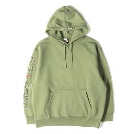 Supreme シュプリーム パーカー カーキ サイズ:M | 24SS ×NIKE 袖ロゴ刺繍 スウェット パーカー (Hooded Sweatshirt) | トップス フーディー コラボ【メンズ】【中古】【美品】【K4839】