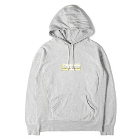 Supreme シュプリーム パーカー ヘザーグレー サイズ:S | ブリング BOXロゴ スウェットパーカー (Bling Logo Pullover) | トップス フーディー【メンズ】【中古】【K4942】