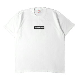 Supreme シュプリーム Tシャツ ホワイト 白 サイズ:XL | 24SS フューチュラ BOXロゴ Tシャツ (Futura Box Logo Tee) | トップス カットソー 半袖【メンズ】【K4840】