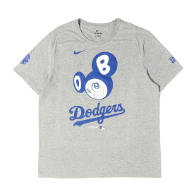 NIKE ナイキ Tシャツ グレー サイズ:XL 25SS MLB 東京シリーズ 開幕戦 記念 × 村上隆 ロサンゼルス・ドジャース DOB Tシャツ トップス カットソー 半袖 コラボ【メンズ】【中古】【美品】【K4865】