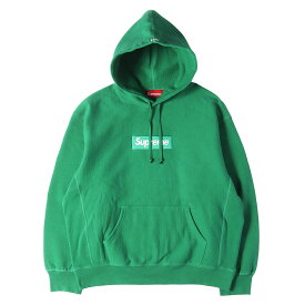 Supreme シュプリーム パーカー グリーン M 24AW ボックスロゴ スウェット パーカー Box Logo Hooded Sweatshirt トップス フーディー プルオーバー【メンズ】【中古】【美品】【K4960】