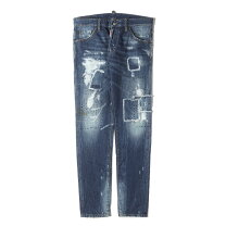 ディースクエアード DSQUARED2 ダメージデニム タイディーバイカー 48 