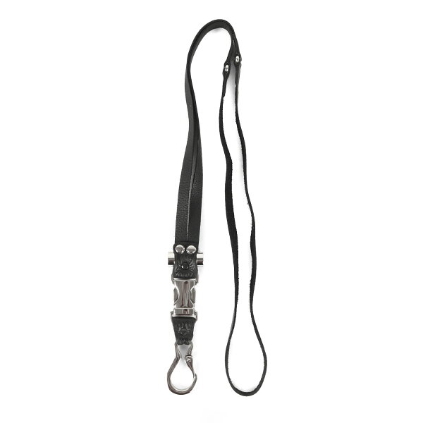 BLACK TRIANGLE DESIGN ブラックトライアングルデザイン 初期モデル レザー ネックホルダー (leather neck holder) | ブラック 黒 | ブランド ファッション アイテム【メンズ】【中古】【美品】【K4625】