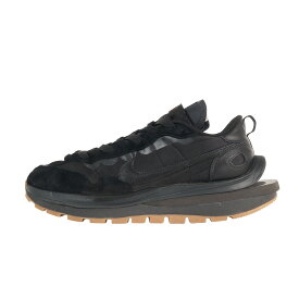 Sacai サカイ US10.5(28.5cm) 22SS NIKE VAPORWAFFLE SACAI BLACK GUM DD1875-001 ナイキ ヴェイパーワッフル ブラック オフノワール ローカット スニーカー シューズ 靴 コラボ【メンズ】【中古】【K4951】