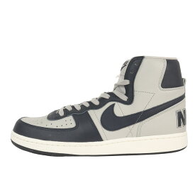 NIKE ナイキ US10(28.0cm) TERMINATOR HIGH GEORGETOWN 2022年製 FB1832-001 ターミネーター ハイ ジョージタウン大学 グラナイト×ダークオブシディアン ハイカット スニーカー シューズ 靴【メンズ】【K4921】