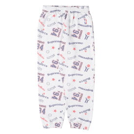 Supreme シュプリーム パンツ ホワイト 白 S 26SS Mitchell & Ness NBA 総柄プリント スウェットパンツ eams Sweatpant ボトムス ズボン コラボ【メンズ】【中古】【美品】【K4947】