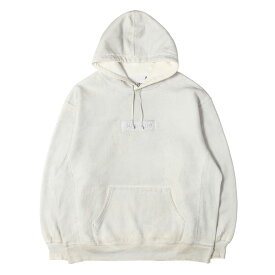 Supreme シュプリーム パーカー ホワイト 白 XL 24SS MM6 Maison Margiela フォイル加工 BOXロゴ スウェットパーカー Foil Box Logo Hooded Sweatshirt トップス フーディー コラボ【メンズ】【中古】【K4955】