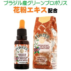 花粉 エキス配合 ブラジル 産 グリーン プロポリス 液体 原液 30ml アルテピリンC、ポリフェノール フラボノイド など1年熟成で十分に抽出。本場ブラジル評価Aランクの ミナスジェライス産 グリーンプロポリス100%使用！ Sunyata 正規販売店