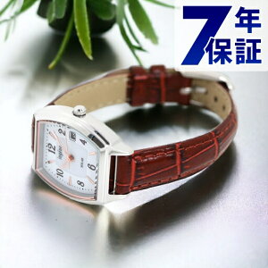セイコー レディース 腕時計 トノー ソーラー AHJD413 SEIKO ALBA アルバ アンジェーヌ ホワイト×レッド 革ベルト 時計