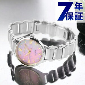 シチズン エル ラウンドコレクション 光発電エコドライブ 腕時計 レディース ソーラー CITIZEN L EM0927-87Y アナログ 白蝶貝 ブランド おしゃれ 防水 軽い 華奢 かわいい プレゼント 女性 実用的