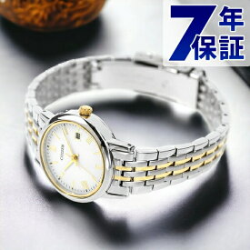 ＼今ならさらに+9倍／ シチズン コレクション エコドライブ 腕時計 ブランド レディース ソーラー CITIZEN COLLECTION EW1584-59C アナログ ホワイト ゴールド 白 日本製 プレゼント ギフト