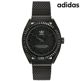 アディダス EDITION TWO ICON クオーツ 腕時計 ブランド メンズ adidas AOFH22510 アナログ オールブラック 黒 父の日 プレゼント 実用的