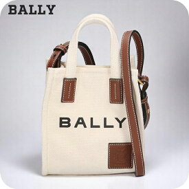 バリー トートバッグ メンズ レディース ブランド BALLY Akelei ミニトートバッグ 2WAY 6307810 ナチュラル ブラウン バッグ