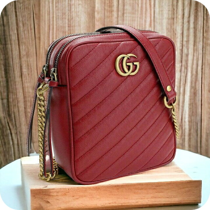 楽天市場】グッチ 斜め掛けショルダーバッグ レディース GUCCI レザー 