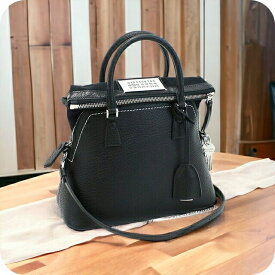 ＼さらに最大+9倍★11日01時迄／ メゾンマルジェラ ハンドバッグ レディース Maison Margiela レザー イタリア S56WG0082 ブラック バッグ