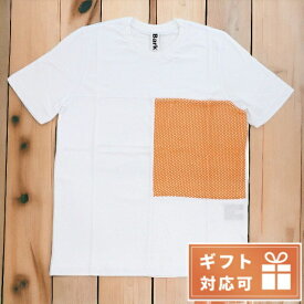 【あす楽対応】 バーク Tシャツ メンズ Bark コットン100％ イタリア 71B8706 ORANGE ホワイト系-オレンジ系 ファッション 選べるモデル