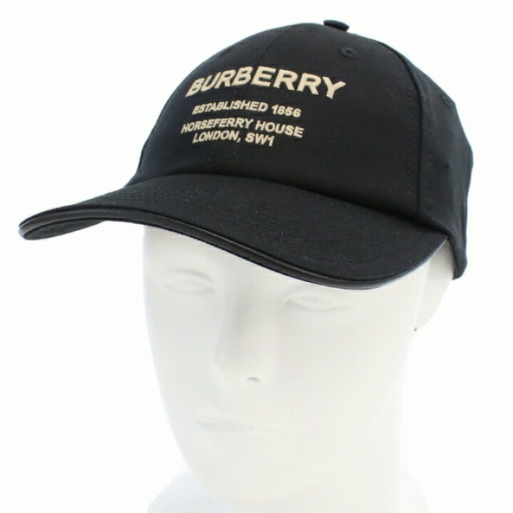 楽天市場】バーバリー キャップ メンズ BURBERRY コットン レザー 