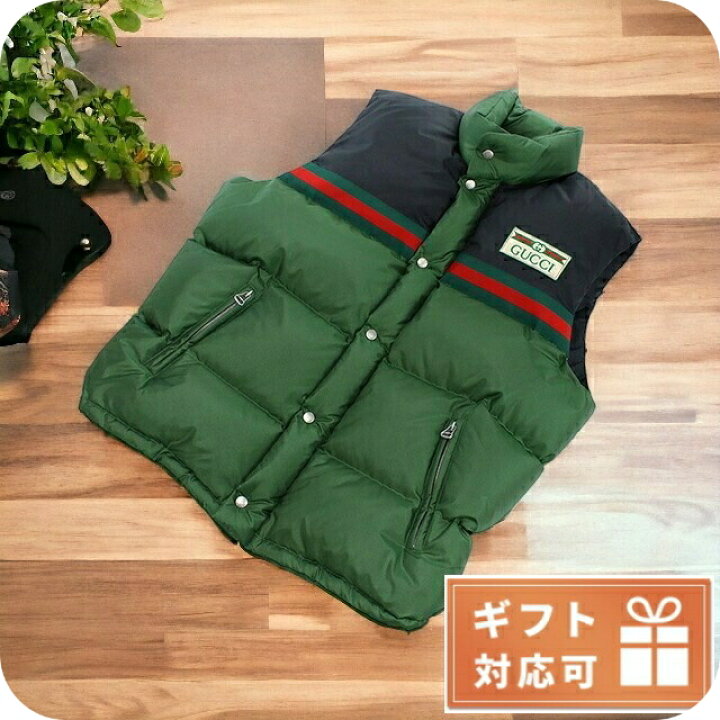 楽天市場】グッチ ベスト メンズ GUCCI イタリア 698713 グリーン系 