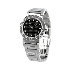【クロス付】 ブルガリ 時計 BVLGARI ブルガリ26mm クオーツ 腕時計 ブランド BB26BSS/12 ブラック 記念品 プレゼント ギフト