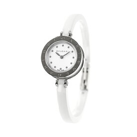 【クロス付】 ブルガリ BVLGARI ビーゼロワン 23mm レディース 腕時計 ブランド BZ23WSCC.M ホワイト 記念品 プレゼント ギフト