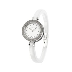 【クロス付】 ブルガリ BVLGARI ビーゼロワン 23mm レディース 腕時計 ブランド BZ23WSCC.S ホワイト 記念品 プレゼント ギフト