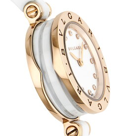 ブルガリ 時計 ビーゼロワン 23mm ダイヤモンド スイス製 クオーツ レディース 腕時計 BZ23WSGCC/12.M BVLGARI ホワイト 白