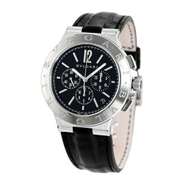 【クロス付】 ブルガリ ディアゴノ ベロチッシモ 41mm メンズ 腕時計 ブランド DG41BSLDCH BVLGARI ブラック 記念品 ギフト 父の日 プレゼント 実用的