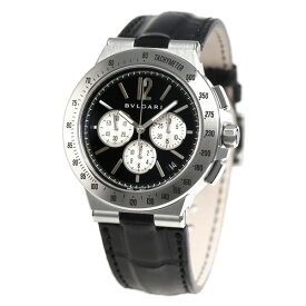 ブルガリ 時計 BVLGARI ディアゴノ 41mm クロノグラフ DG41BSLDCHTA 腕時計 ブランド ブラック 記念品 プレゼント ギフト