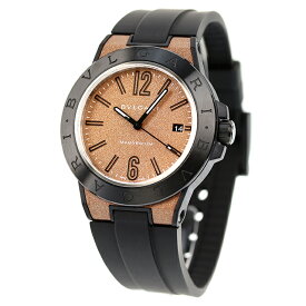 【クロス付】 ブルガリ 時計 BVLGARI ディアゴノ マグネシウム 41mm 自動巻き メンズ 腕時計 ブランド DG41C11SMCVD ブラウン×ブラック 記念品 ギフト 父の日 プレゼント 実用的