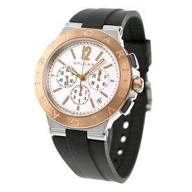 【クロス付】 ブルガリ 時計 ブランド BVLGARI ディアゴノ 41mm 自動巻き メンズ DG41WSPGVDCH-SET-BRW 腕時計 記念品 ギフト 父の日 プレゼント 実用的