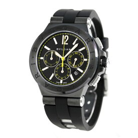 【クロス付】 ブルガリ 時計 ブランド BVLGARI ディアゴノ ウルトラネロ 自動巻き クロノグラフ DG42BBSCVDCH/2 腕時計 記念品 プレゼント ギフト