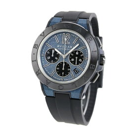ブルガリ ディアゴノ マグネシウム 45mm クロノグラフ メンズ 腕時計 DG42C3SMCVDCH BVLGARI ブラック 【watchbeauty2】